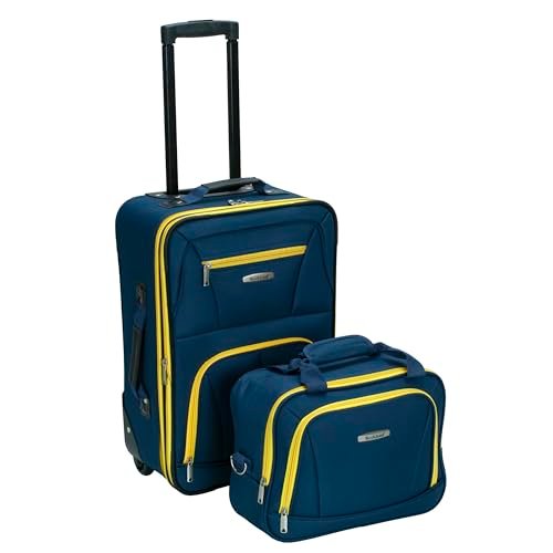 Rockland Fashion 2-Piece Luggage Set – Lightweight Travel Collection